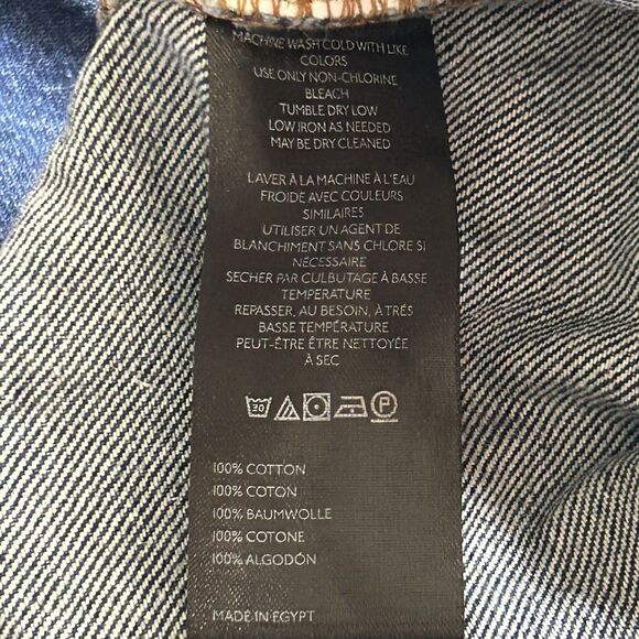 We The Free Major Leagues High Rise Cuff Crop Jean Womens 31 Carpenter - Picture 15 of 16